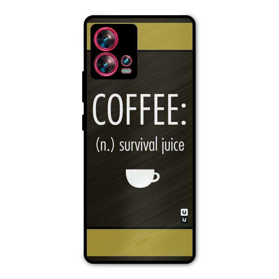Survival Juice Metal Back Case for Motorola Edge 30 Fusion