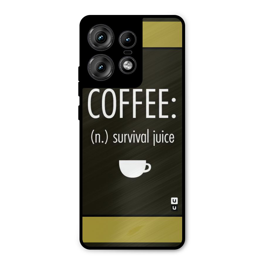 Survival Juice Metal Back Case for Motorola Edge 50 Pro
