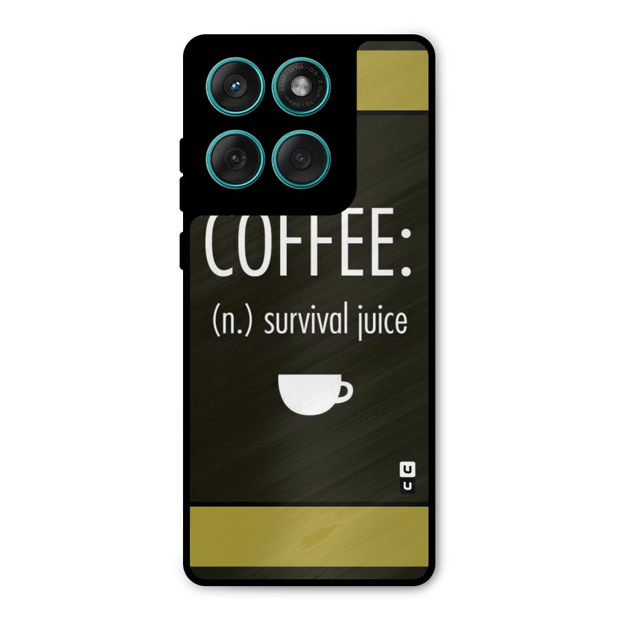 Survival Juice Metal Back Case for Motorola Edge 60 Fusion