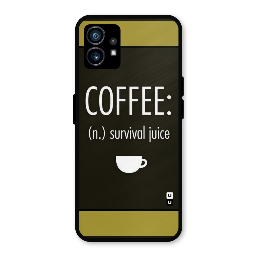 Survival Juice Metal Back Case for Nothing Phone 1