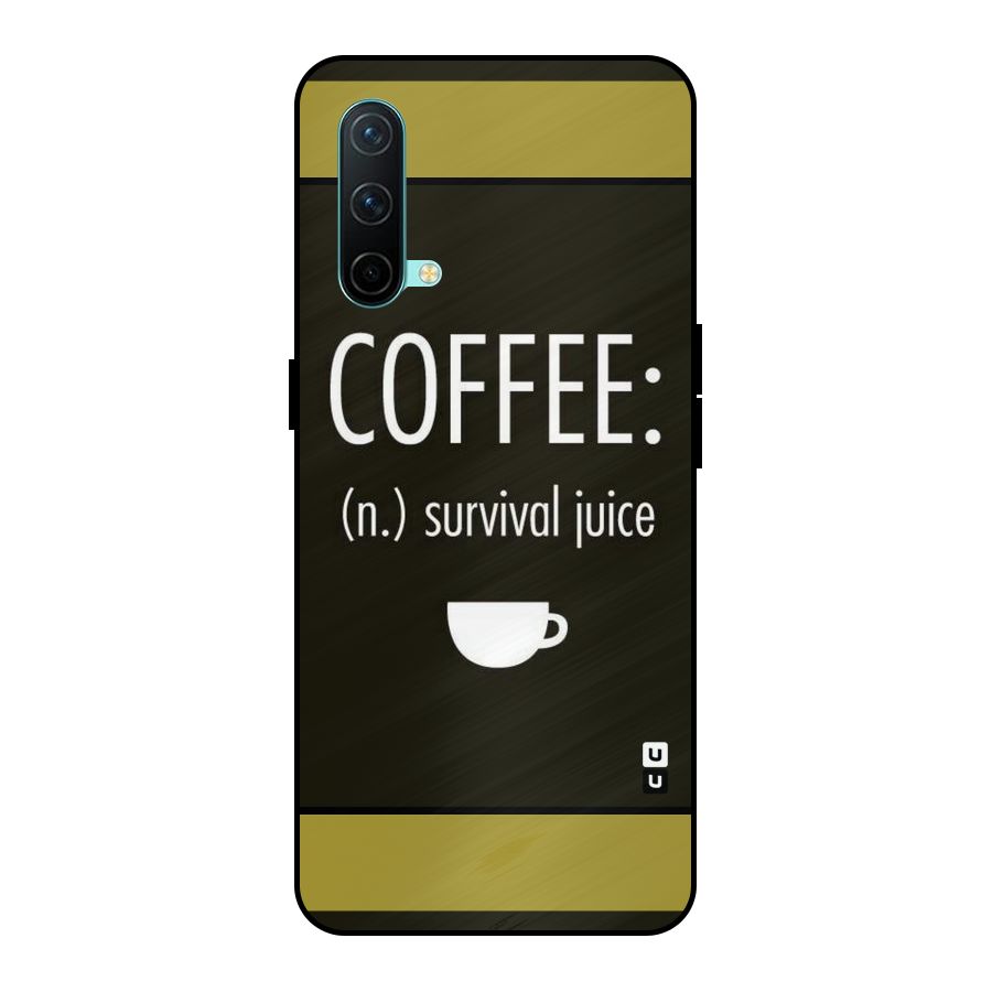 Survival Juice Metal Back Case for OnePlus Nord CE 5G