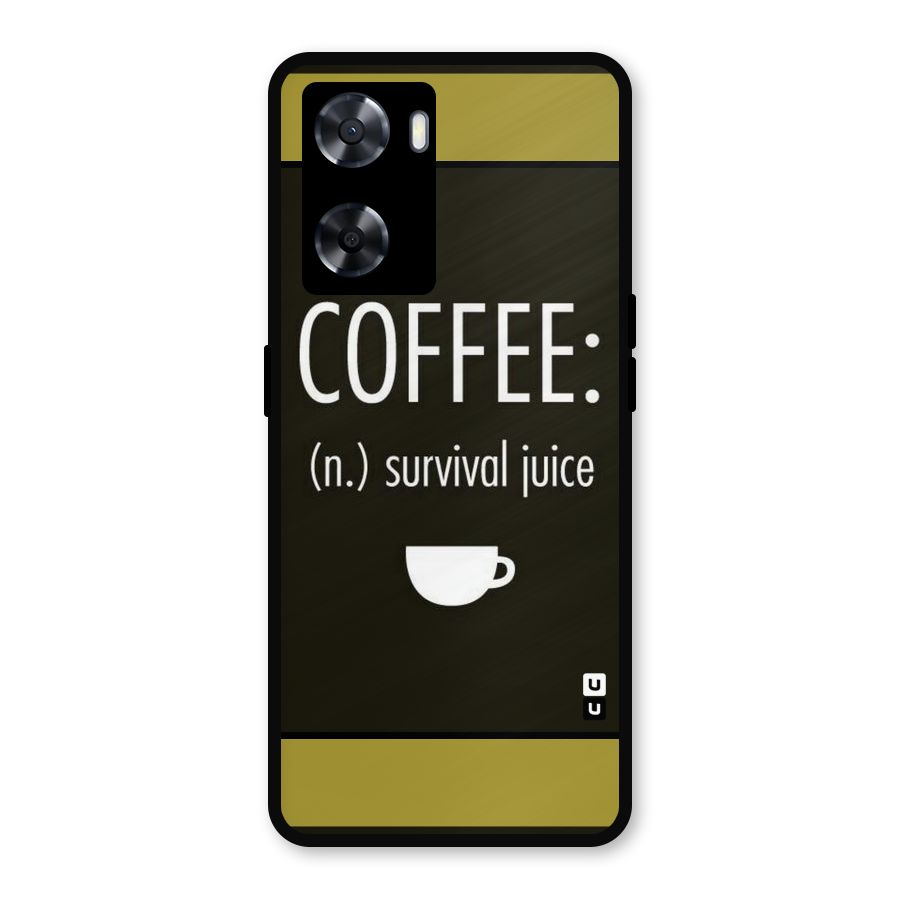 Survival Juice Metal Back Case for OnePlus Nord N20 SE