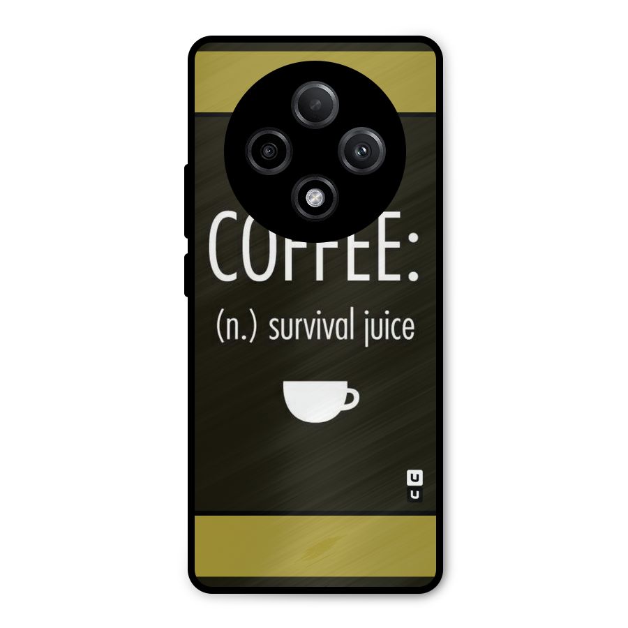 Survival Juice Metal Back Case for Oppo F27 Pro Plus