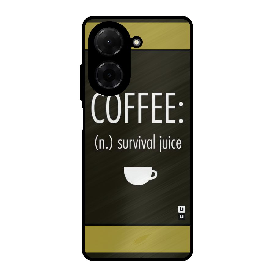 Survival Juice Metal Back Case for Poco C71