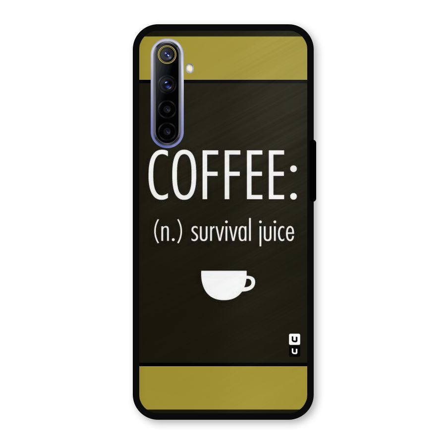 Survival Juice Metal Back Case for Realme 6