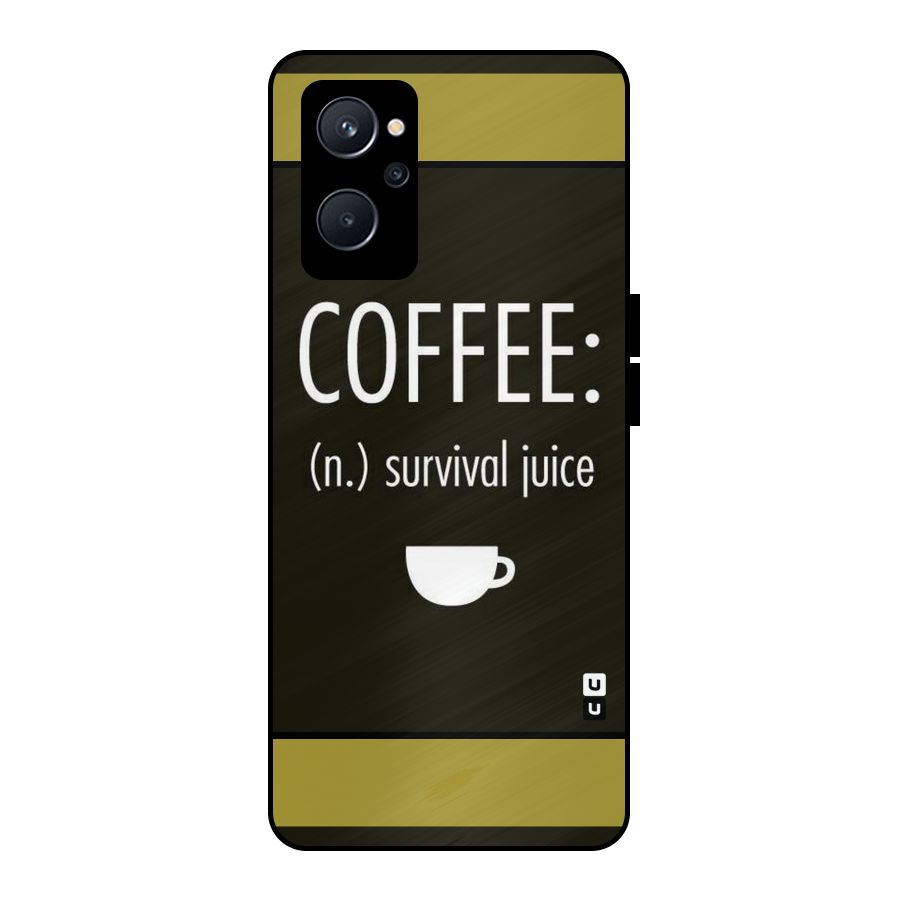 Survival Juice Metal Back Case for Realme 9i 5G