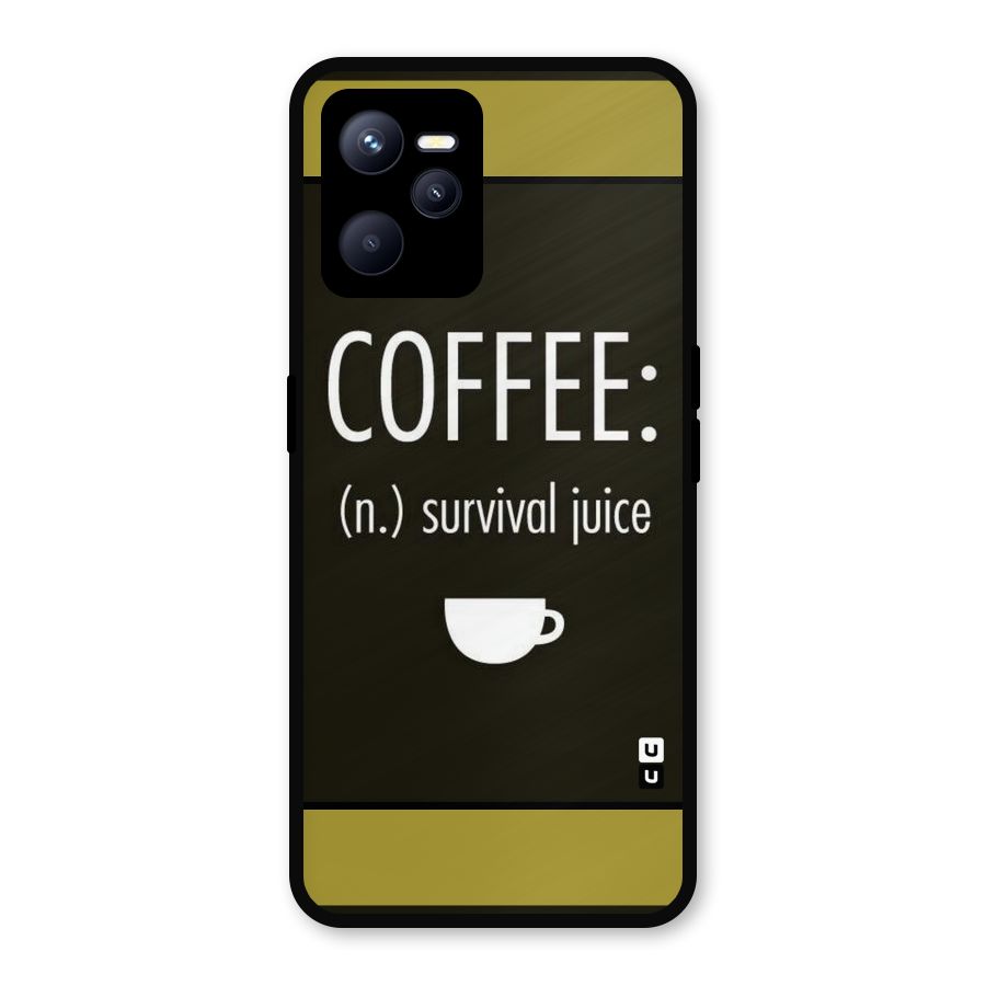 Survival Juice Metal Back Case for Realme C35