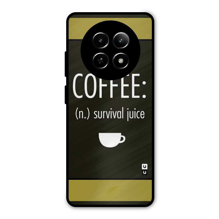 Survival Juice Metal Back Case for Realme Narzo 70x 5G