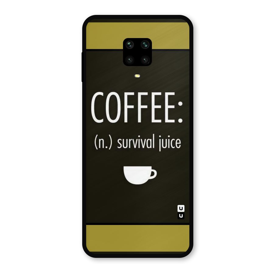 Survival Juice Metal Back Case for Redmi Note 10 Lite