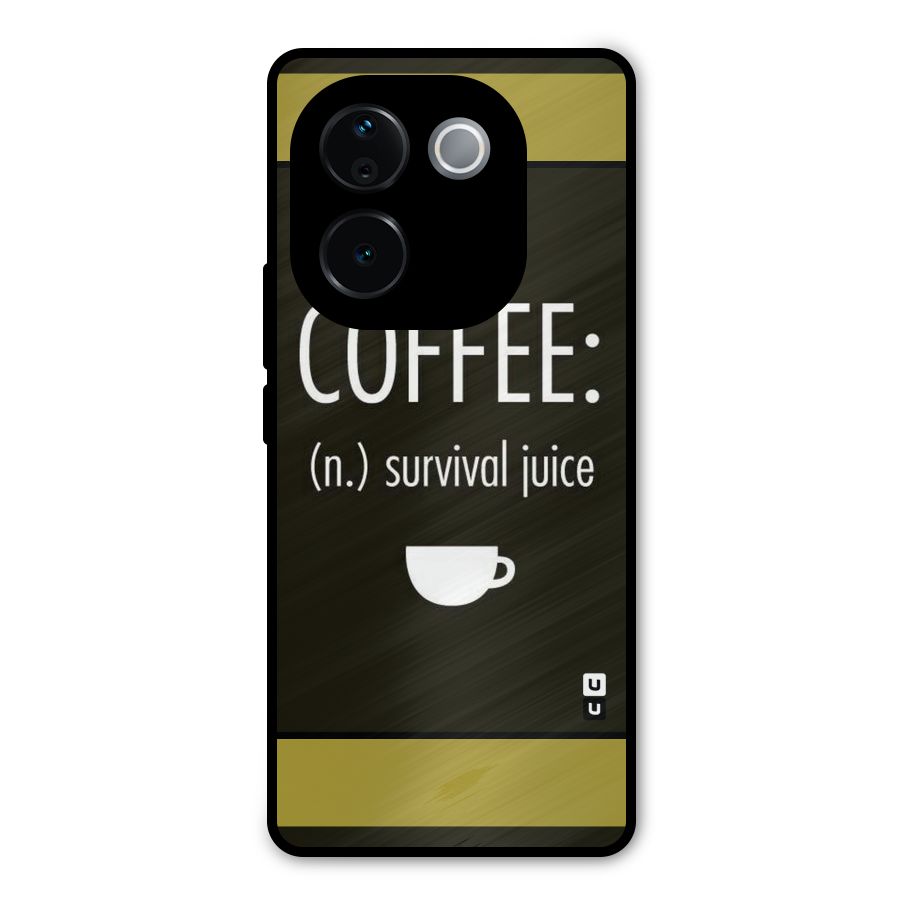 Survival Juice Metal Back Case for Vivo T3 Pro