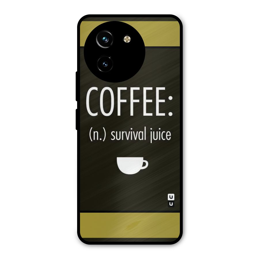 Survival Juice Metal Back Case for Vivo T3x