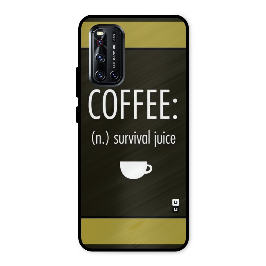 Survival Juice Metal Back Case for Vivo V19