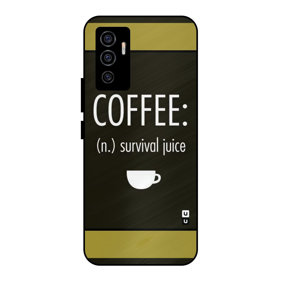 Survival Juice Metal Back Case for Vivo V23e