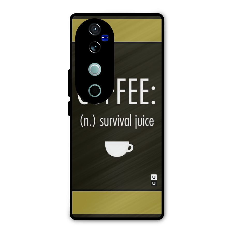 Survival Juice Metal Back Case for Vivo V40