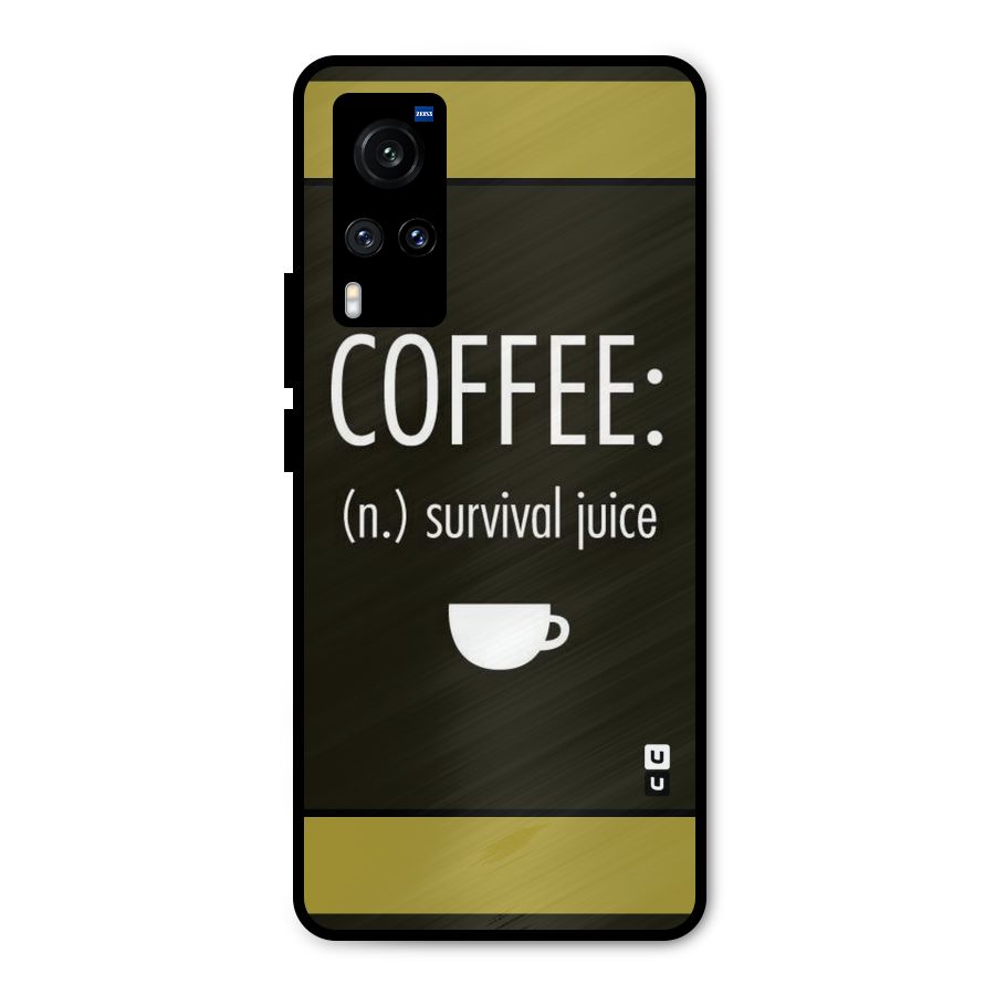 Survival Juice Metal Back Case for Vivo X60
