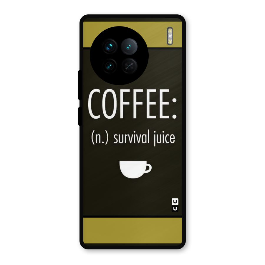Survival Juice Metal Back Case for Vivo X90