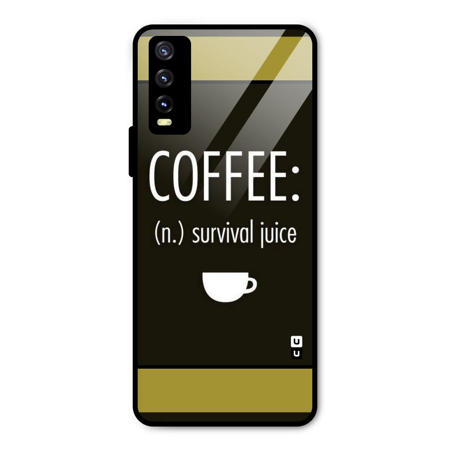 Survival Juice Metal Back Case for Vivo Y20
