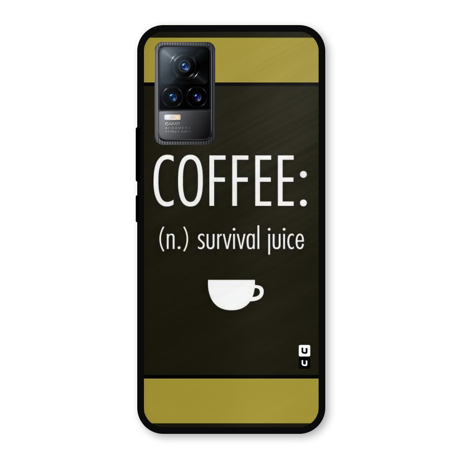 Survival Juice Metal Back Case for Vivo Y73