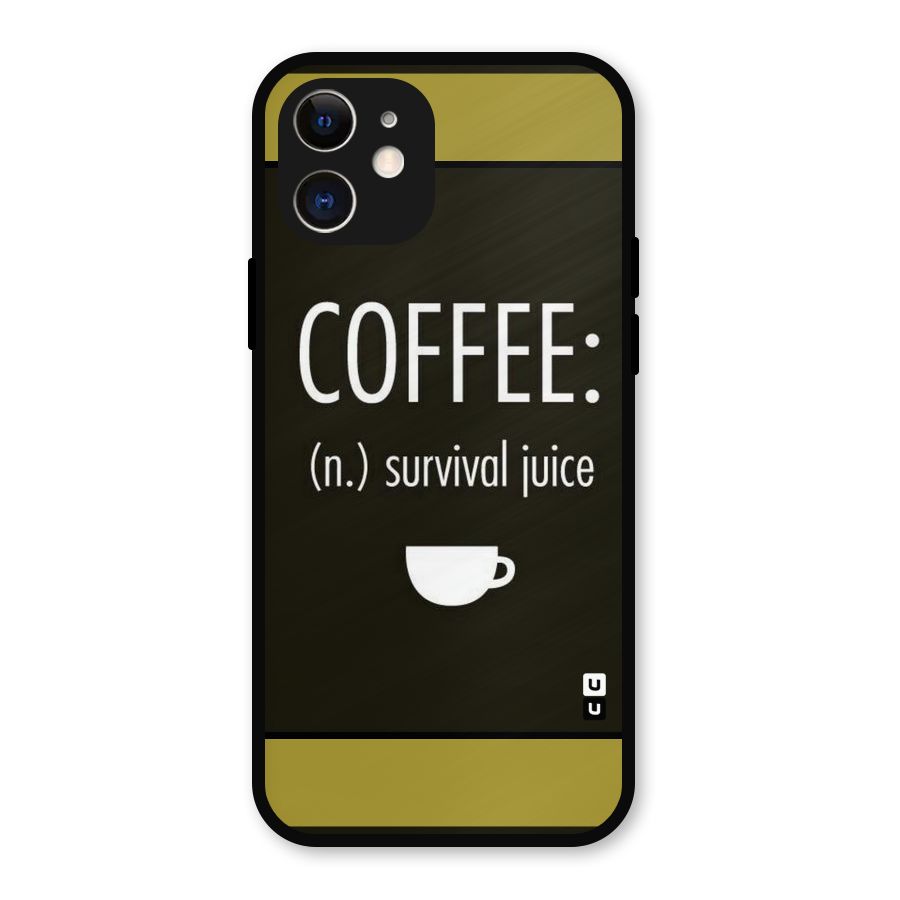 Survival Juice Metal Back Case for iPhone 12