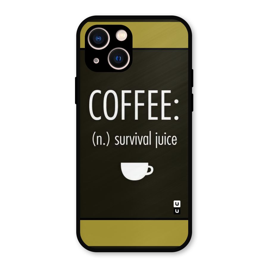 Survival Juice Metal Back Case for iPhone 13
