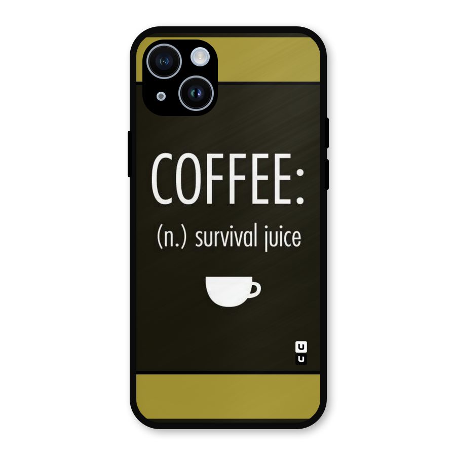 Survival Juice Metal Back Case for iPhone 14