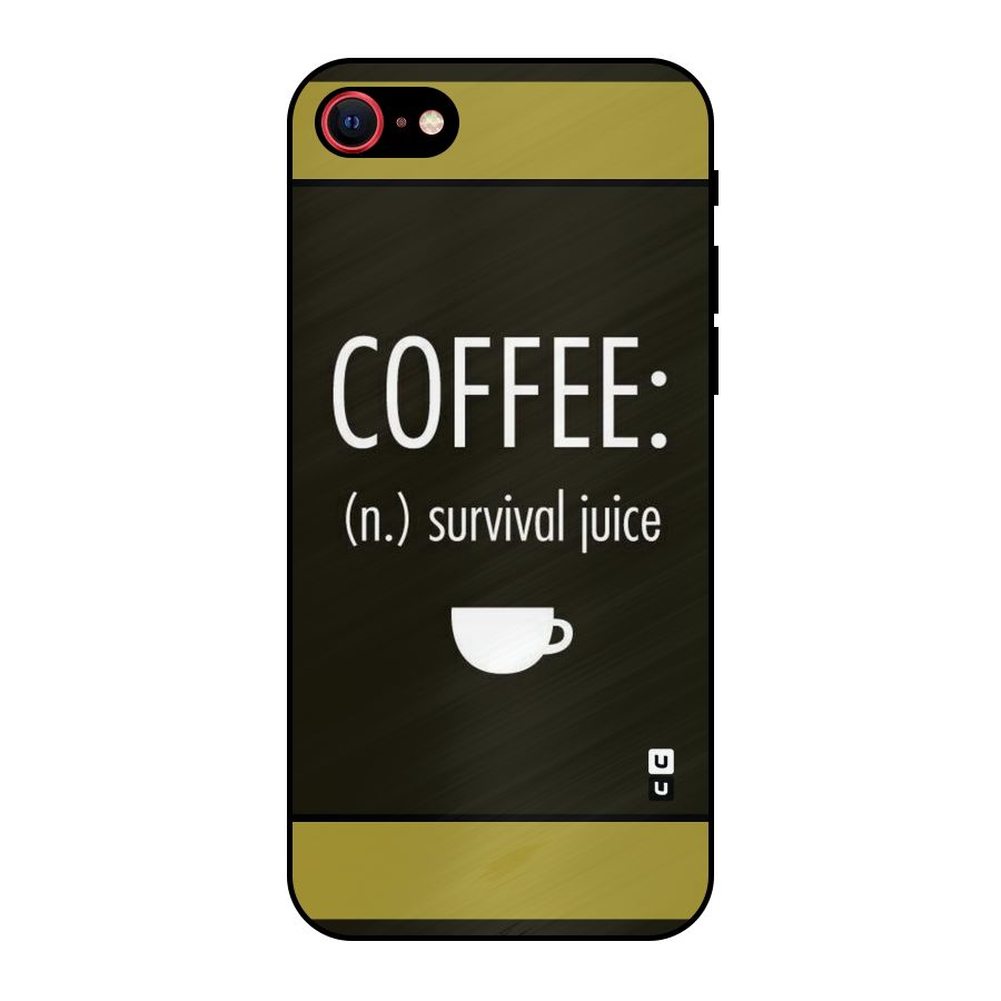 Survival Juice Metal Back Case for iPhone 7