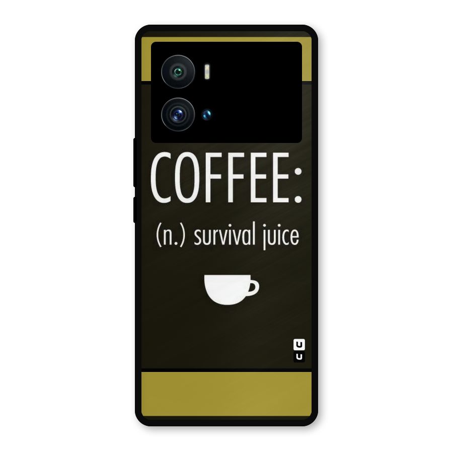 Survival Juice Metal Back Case for iQOO 9 Pro