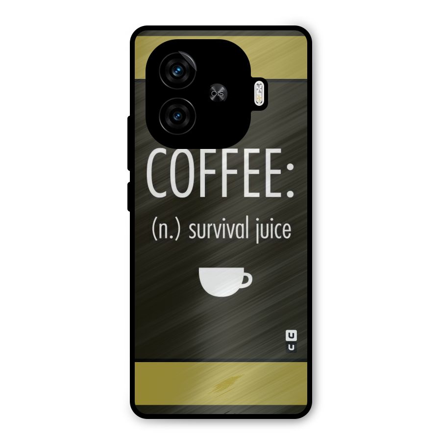 Survival Juice Metal Back Case for iQOO Z9 Turbo