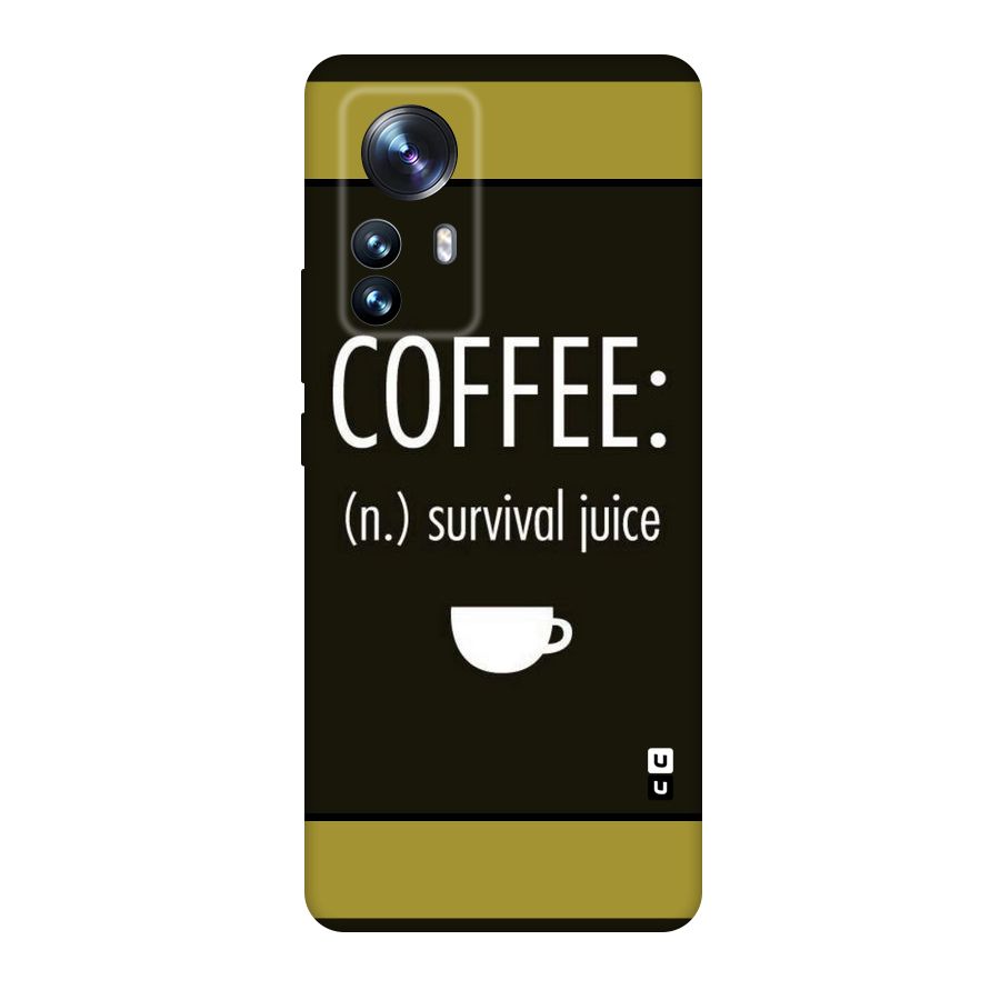 Survival Juice Original Polycarbonate Back Case for Xiaomi 12 Pro