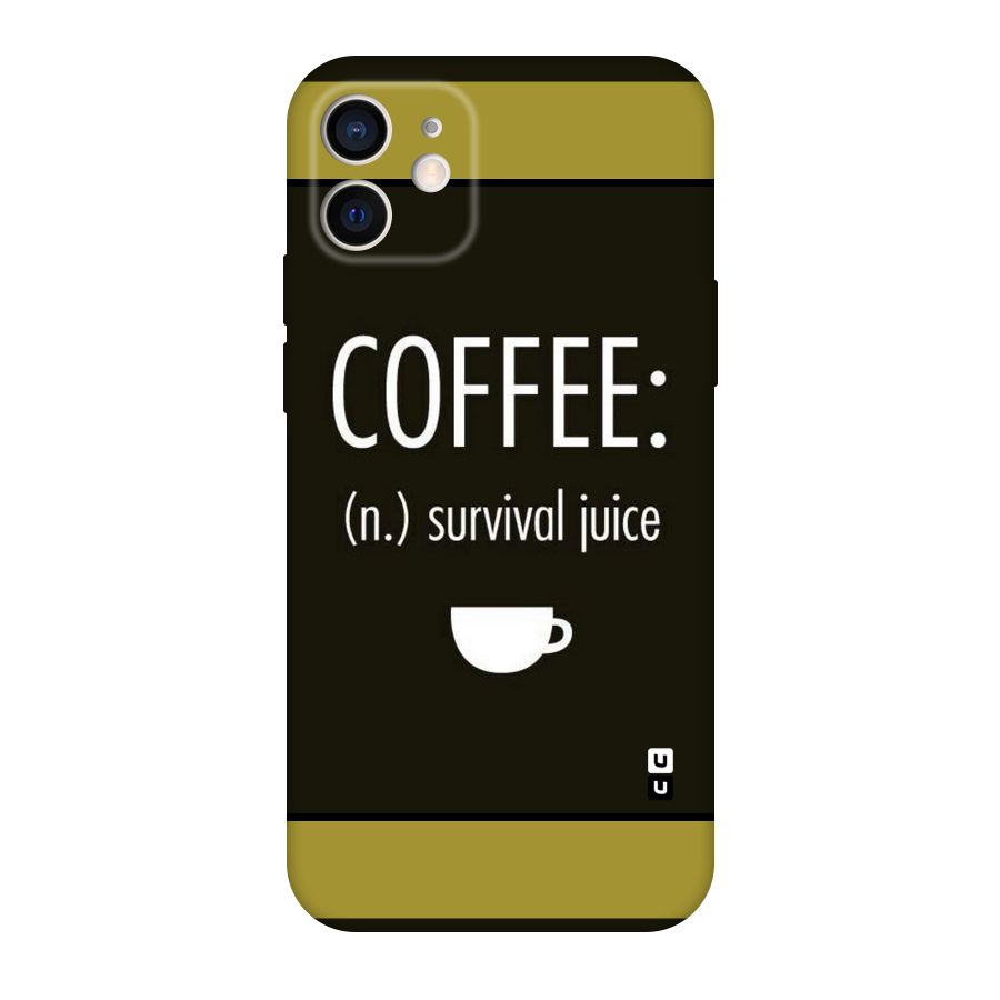 Survival Juice Original Polycarbonate Back Case for iPhone 12