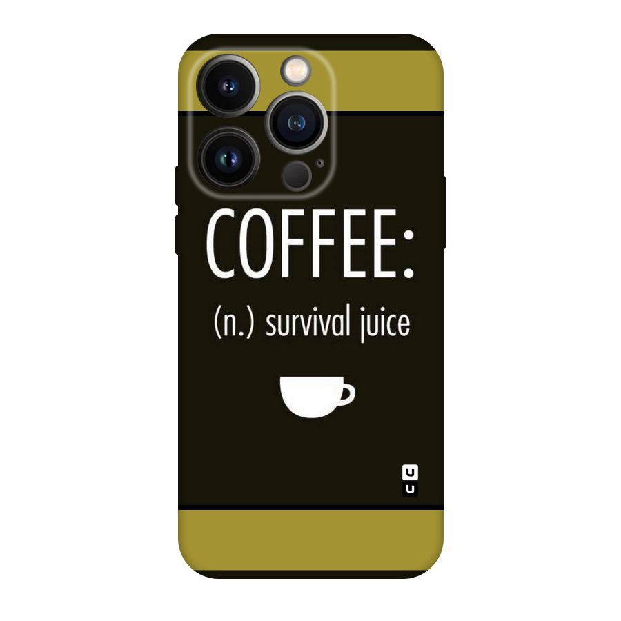 Survival Juice Original Polycarbonate Back Case for iPhone 14 Pro
