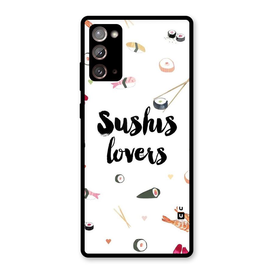 Sushi Lovers Glass Back Case for Galaxy Note 20