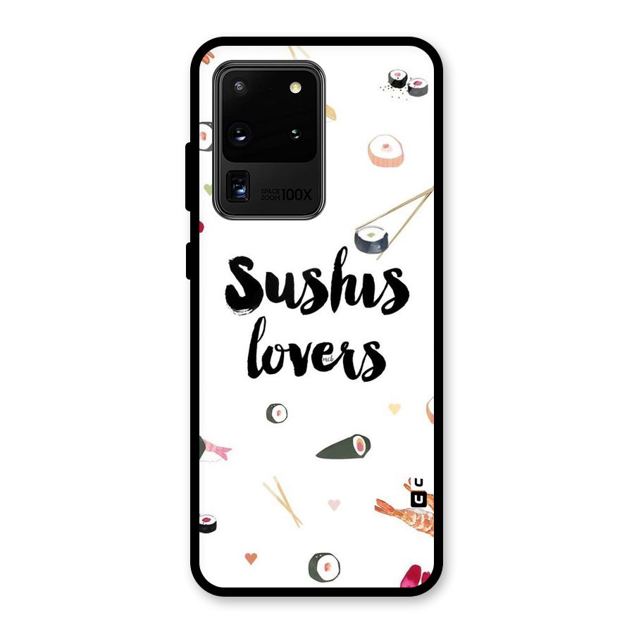 Sushi Lovers Glass Back Case for Galaxy S20 Ultra