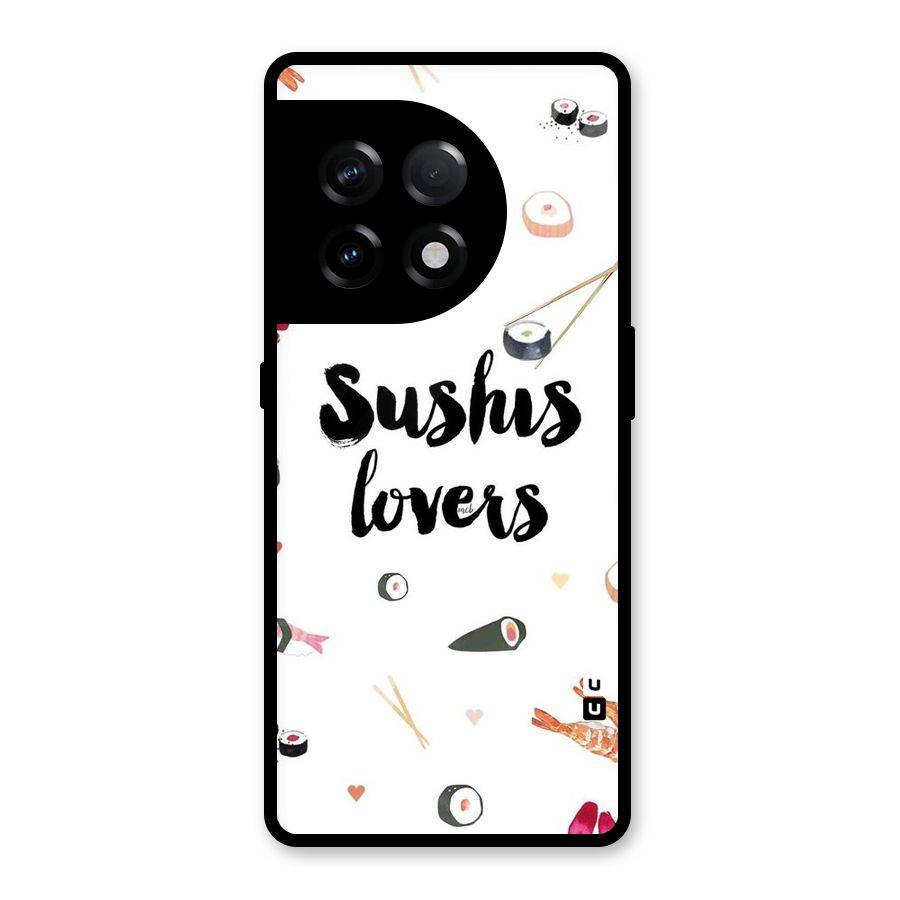Sushi Lovers Glass Back Case for OnePlus 11R