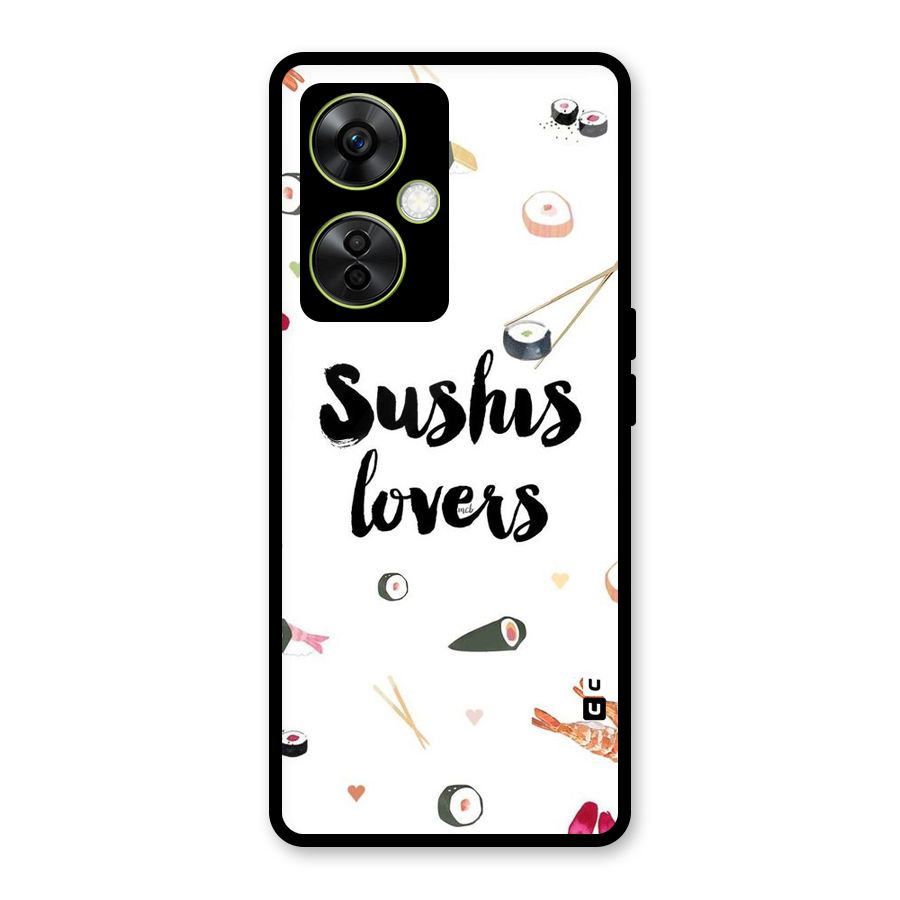 Sushi Lovers Glass Back Case for OnePlus Nord CE 3 Lite
