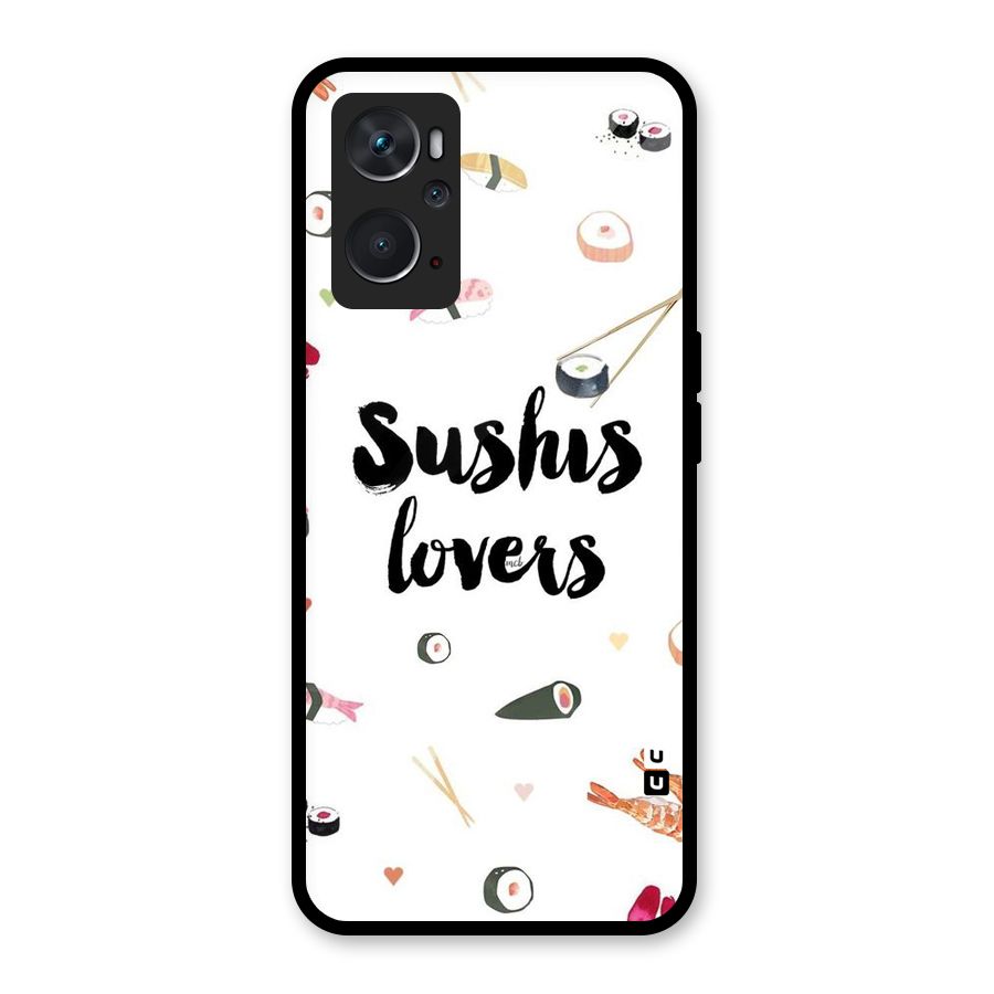 Sushi Lovers Glass Back Case for Oppo K10 4G