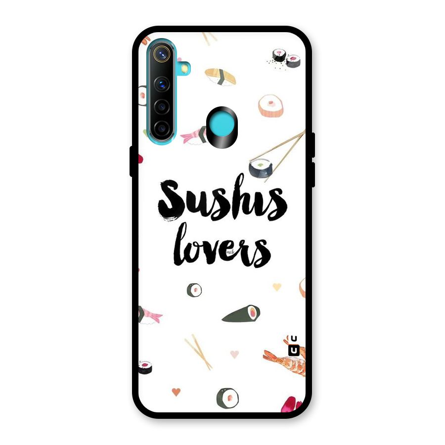 Sushi Lovers Glass Back Case for Realme Narzo 10