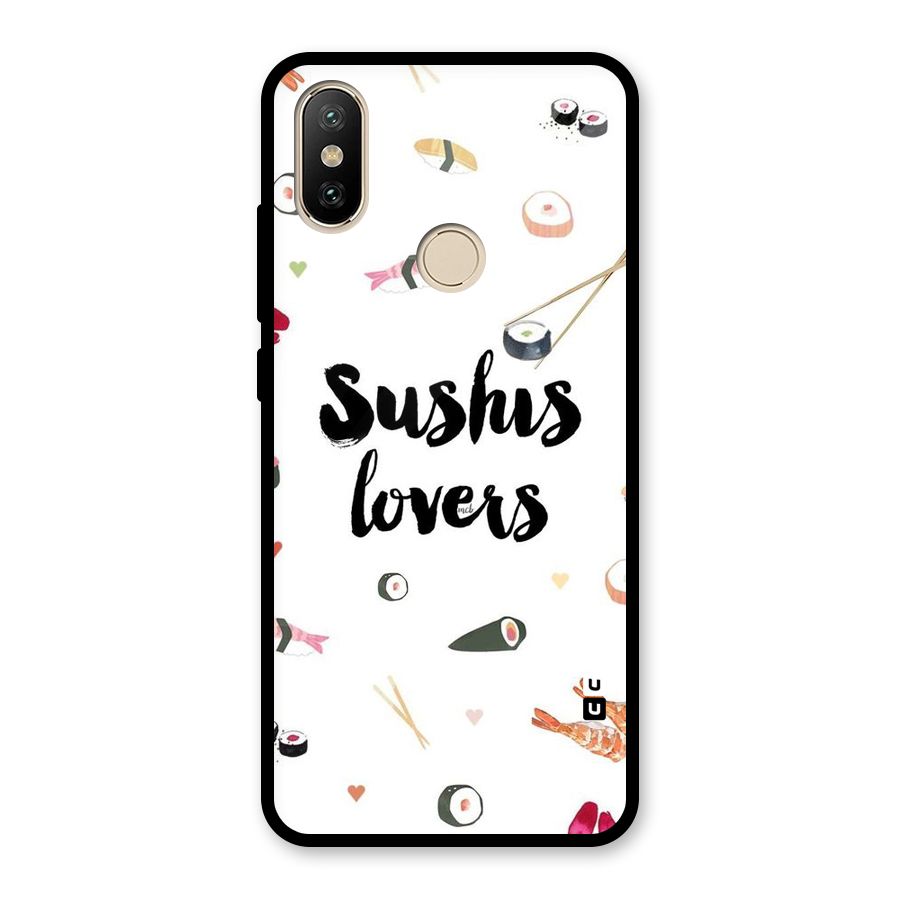 Sushi Lovers Glass Back Case for Redmi A2