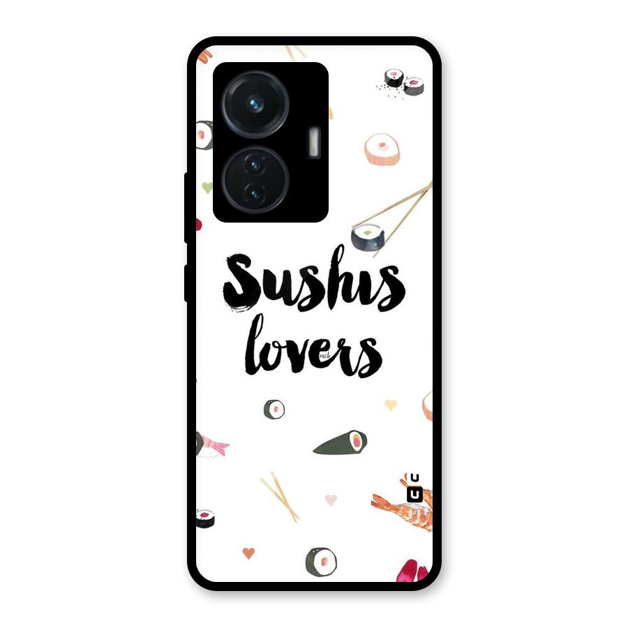 Sushi Lovers Glass Back Case for Vivo T1 44W
