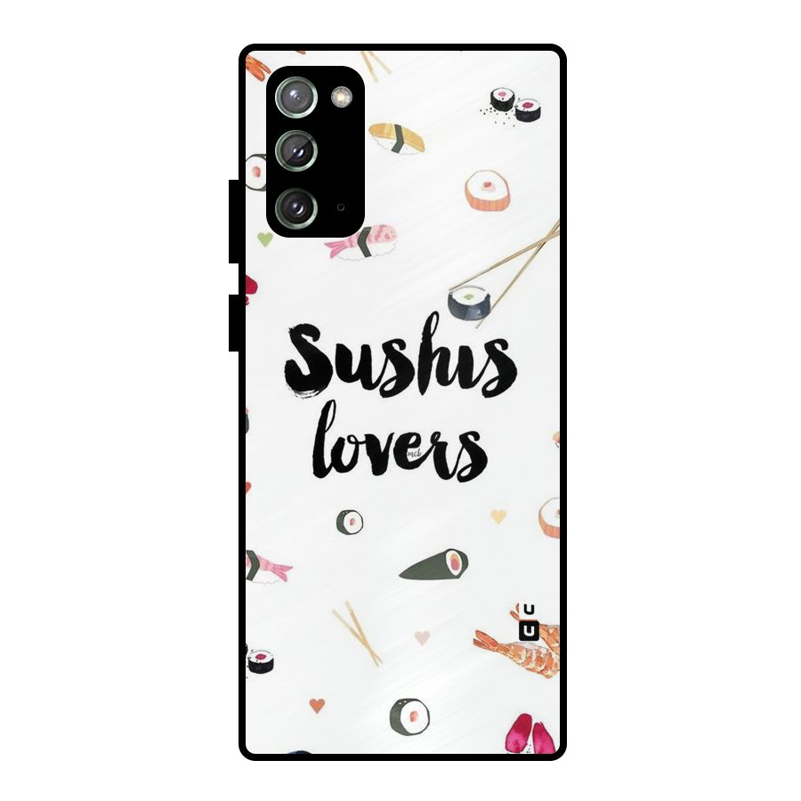 Sushi Lovers Metal Back Case for Galaxy Note 20