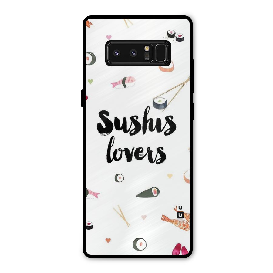 Sushi Lovers Metal Back Case for Galaxy Note 8