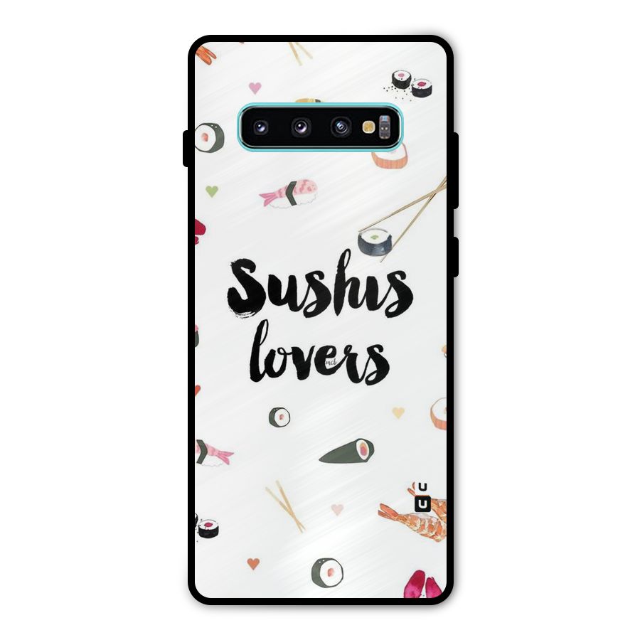 Sushi Lovers Metal Back Case for Galaxy S10 Plus
