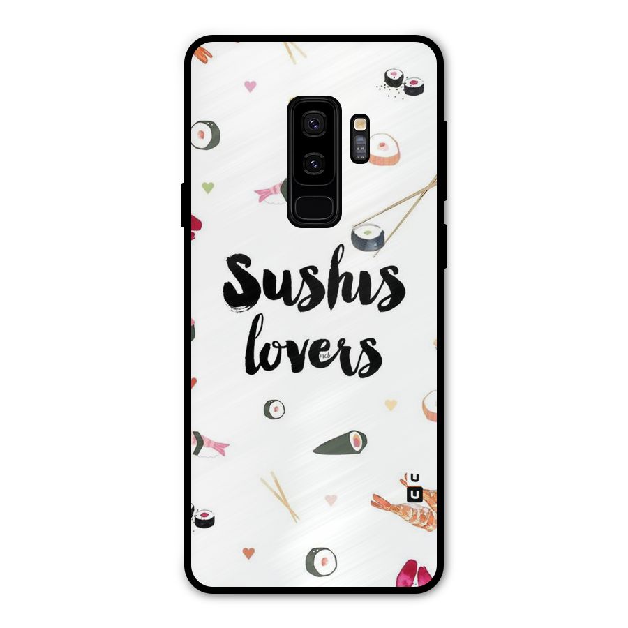 Sushi Lovers Metal Back Case for Galaxy S9 Plus