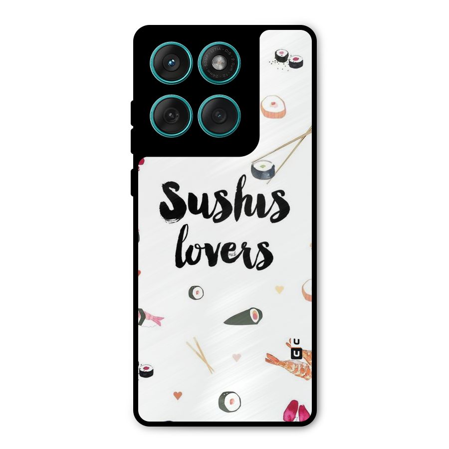 Sushi Lovers Metal Back Case for Motorola Edge 60 Fusion