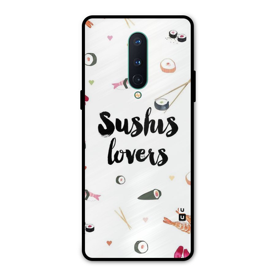 Sushi Lovers Metal Back Case for OnePlus 8