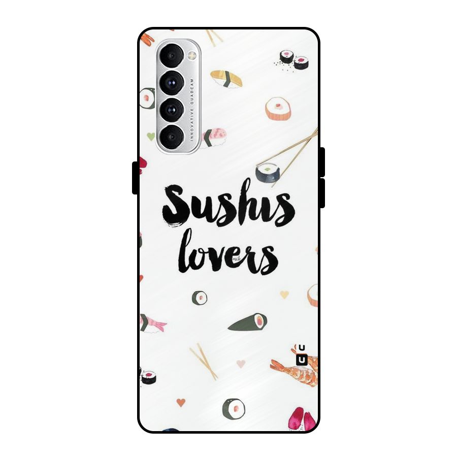 Sushi Lovers Metal Back Case for Oppo Reno4 Pro