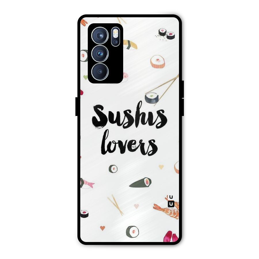 Sushi Lovers Metal Back Case for Oppo Reno6 Pro 5G