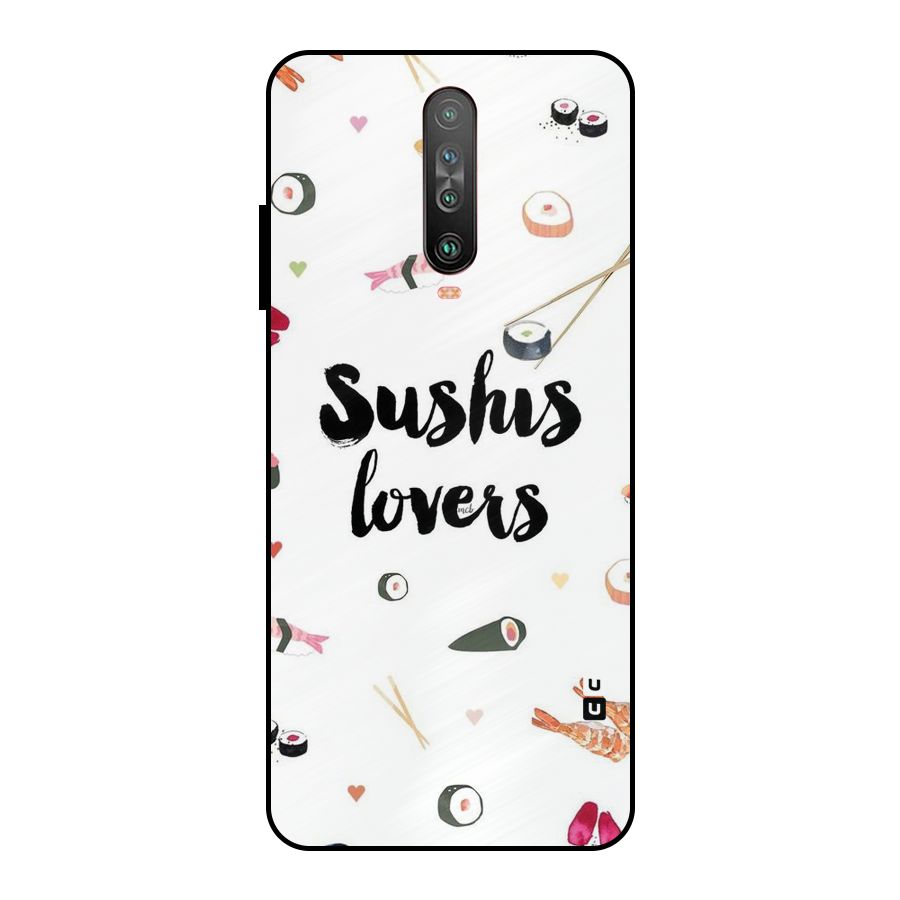 Sushi Lovers Metal Back Case for Poco X2