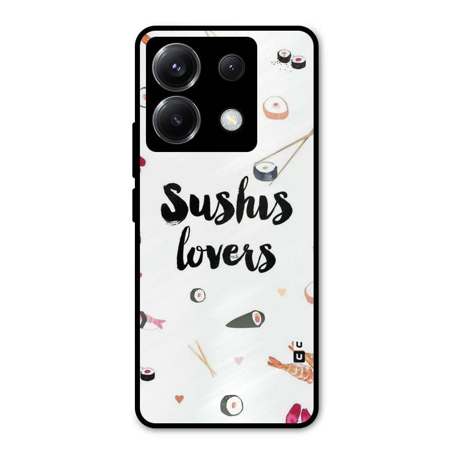 Sushi Lovers Metal Back Case for Poco X6