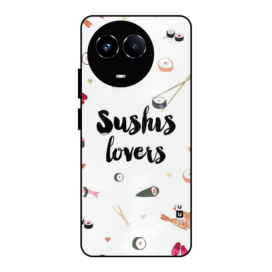 Sushi Lovers Metal Back Case for Realme Narzo 60X